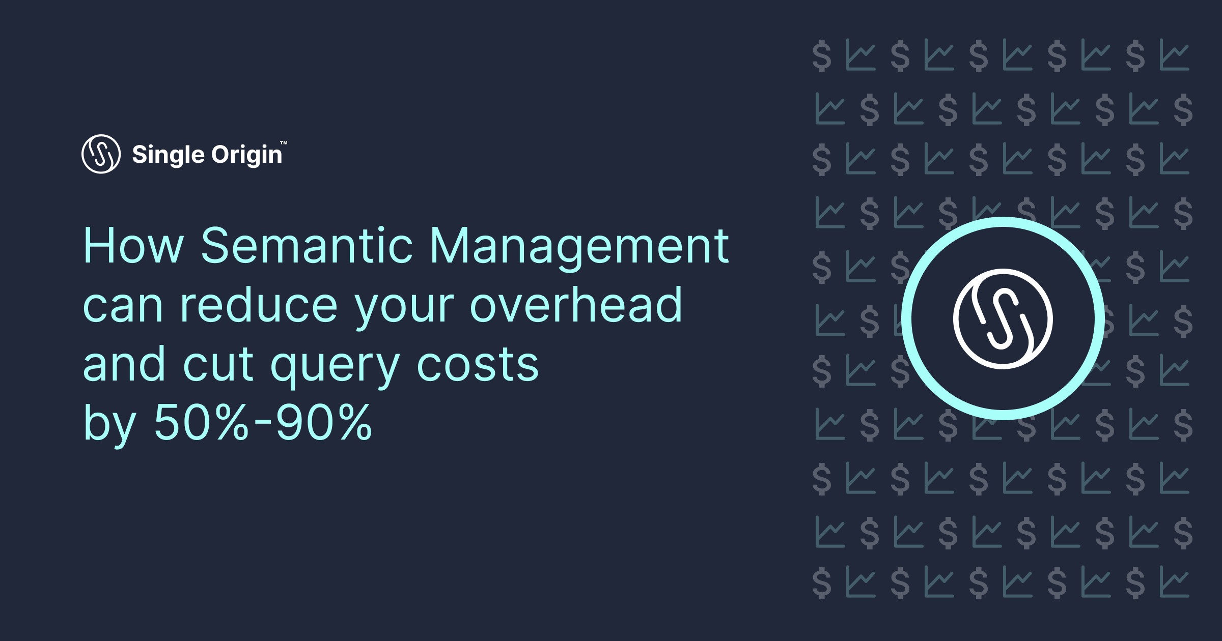 How Semantic Management can reduce your overhead and cut query costs by 50-90%
